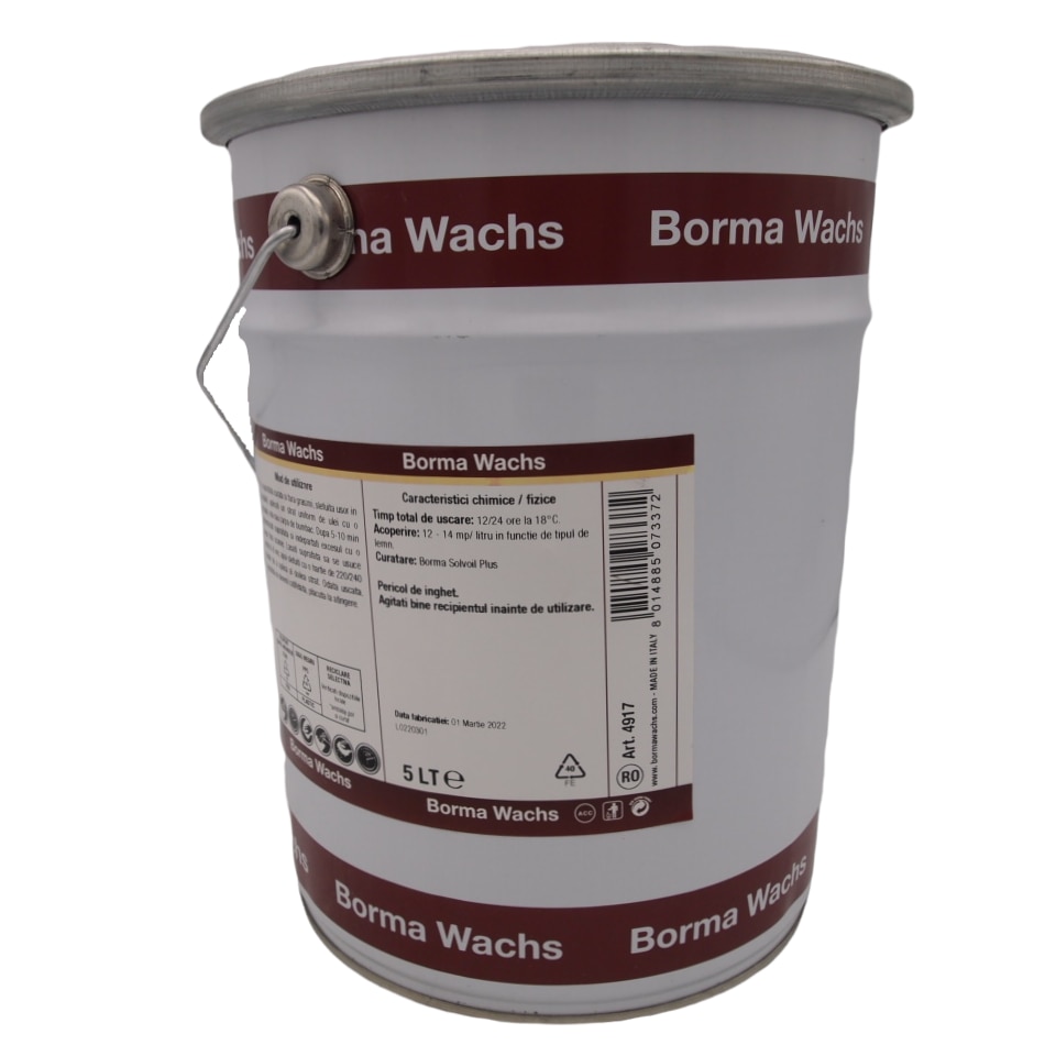 Ulei Pentru Blaturi De Bucatarie Borma Wachs Hard Top Oil Semi Mat