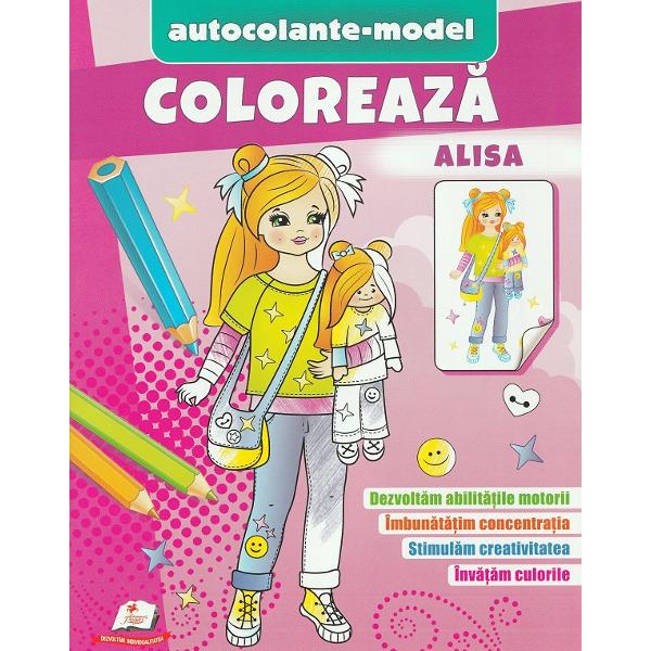 Coloreaza Alisa Autocolante Model Emag Ro