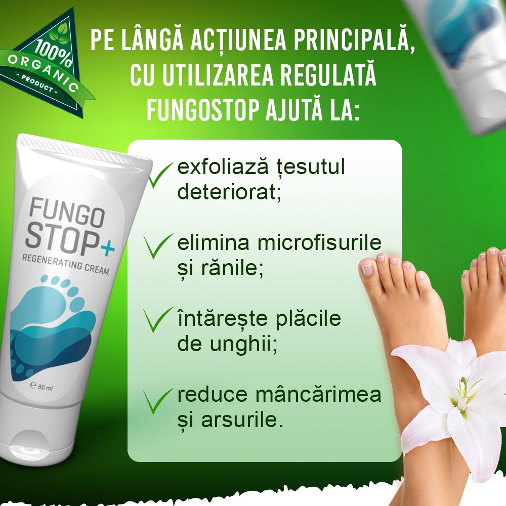 Crema Pentru Picioare Millmax Fungostop 80ml EMAG Ro