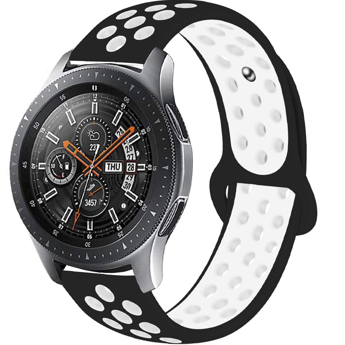 Curea Silicon Perforat Dalban Mm Compatibila Cu Huawei Watch Gt