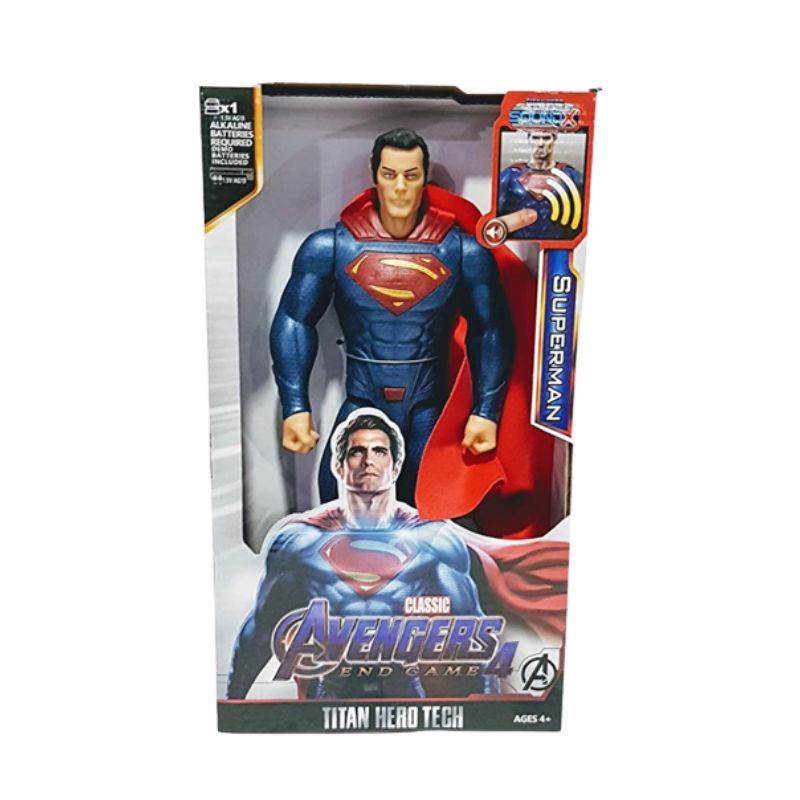 Figurina Superman Titan Hero Cm Albastru Ani Emag Ro