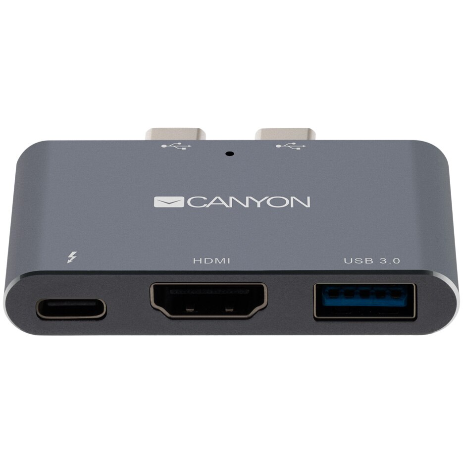 Hub Usb Canyon Ds In Thunderbolt Space Grey Emag Ro