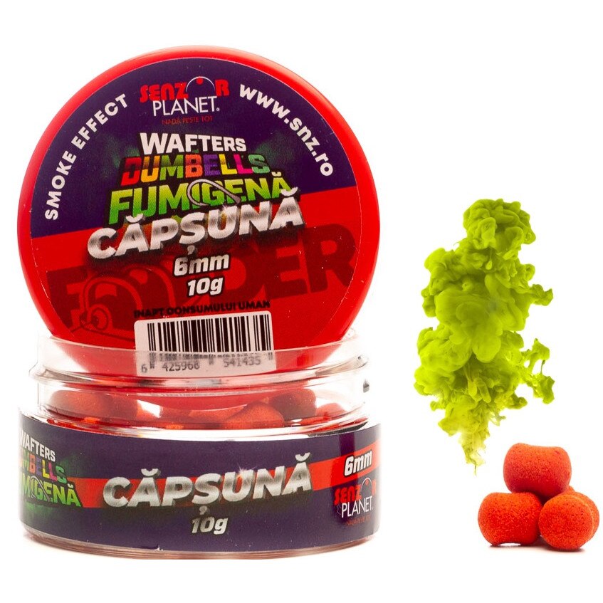 Wafters Dumbells Fumigena Senzor Planet Capsuna 6mm 10g EMAG Ro