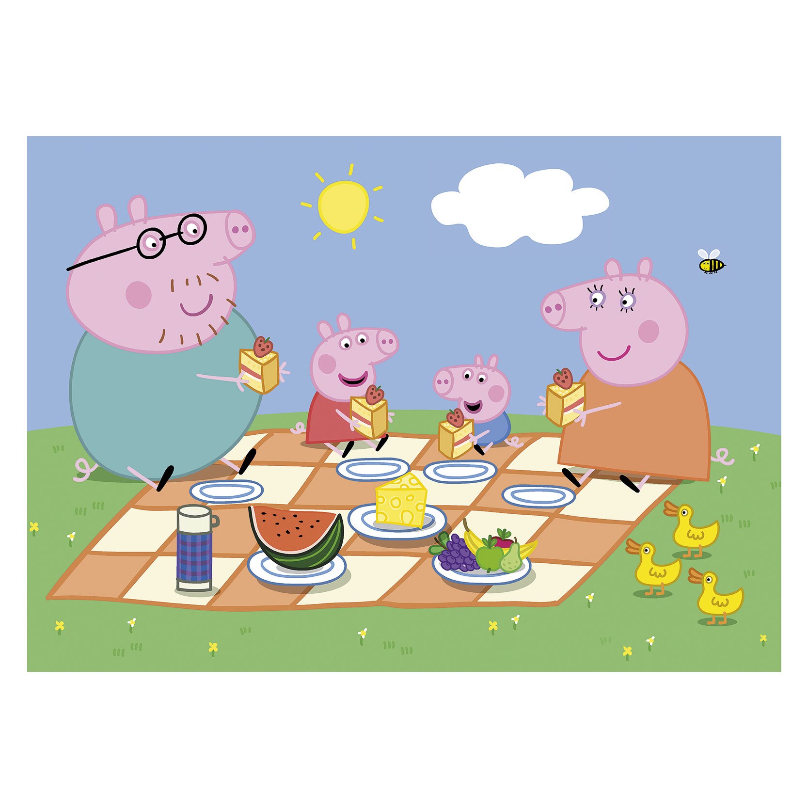 Puzzle Clementoni SuperColor Peppa Pig 2 In 1 2x60 Piese EMAG Ro