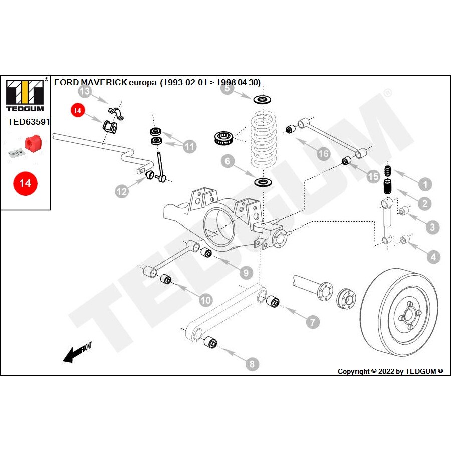 Bucsa Stabilizator Pentru Ford Maverick Nissan Terrano Nissan Vanette