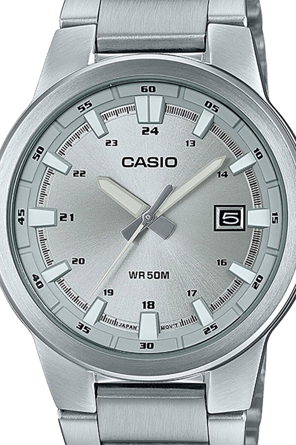 Casio Ceas Quartz De Otel Inoxidabil Argintiu Emag Ro