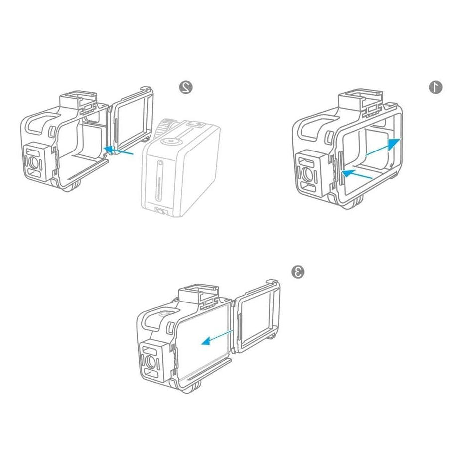 Carcasa Cadru Pgytech Pentru Dji Osmo Action Negru Emag Ro