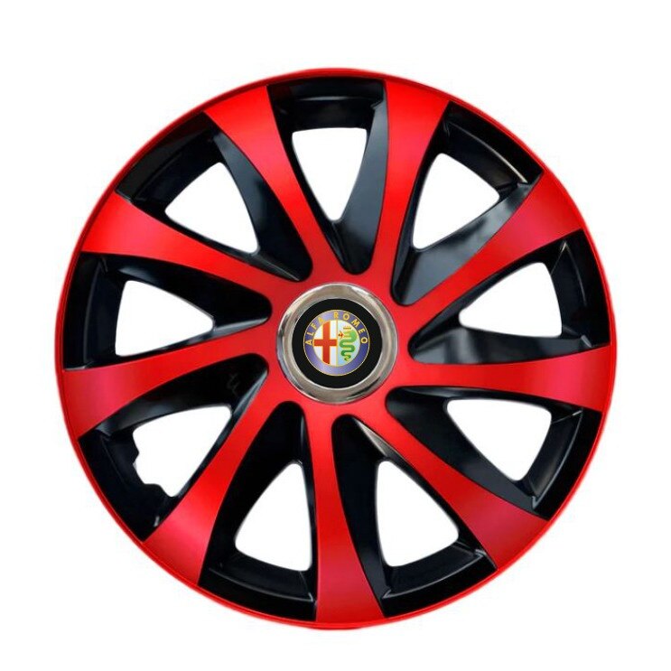 Set 4 Capace Roti Drift Extra Red R15 Pentru Gama Alfa Romeo EMAG Ro