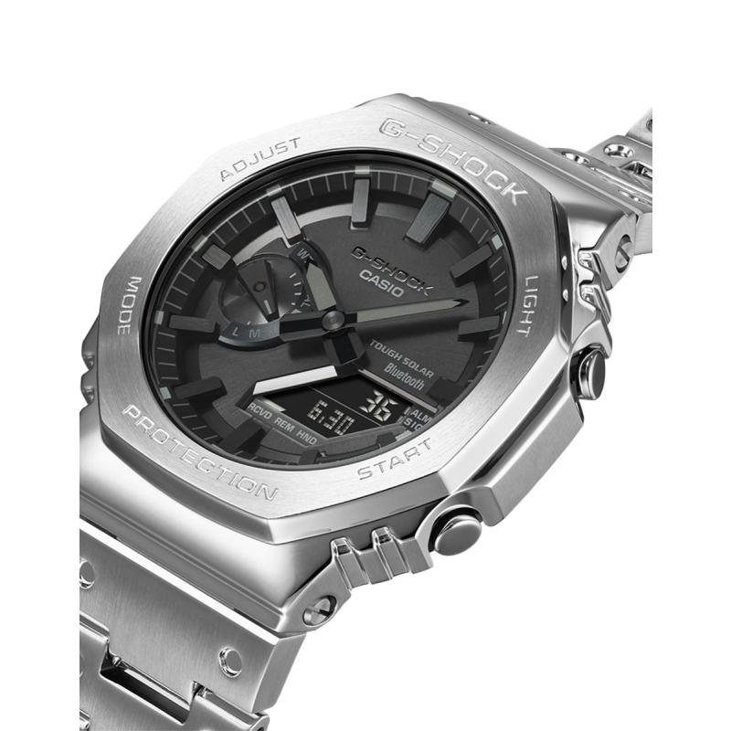 Ceas Barbatesc Casio Gm B D Aer Quartz Argintiu Emag Ro