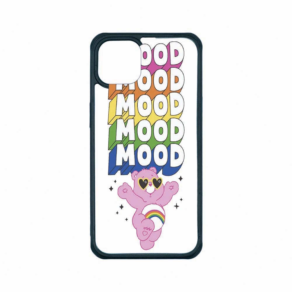 Polikarbonát TPU ütésálló telefontok Apple iPhone 12 Mood Pink Bear