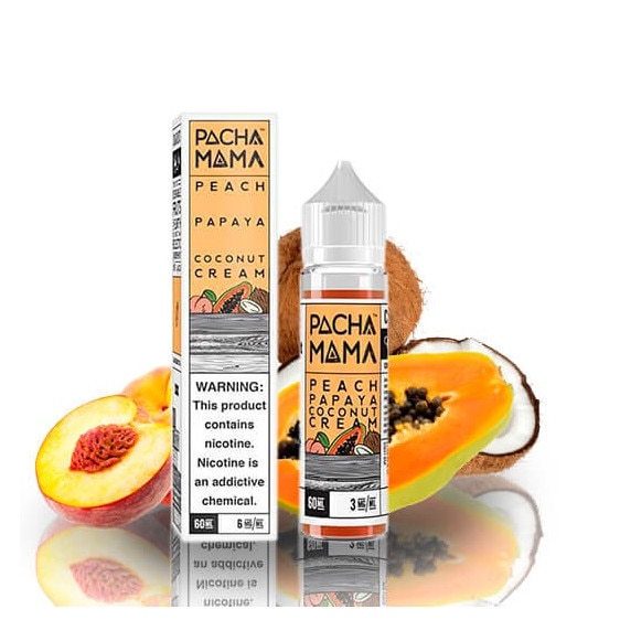 Lichid Tigara Electronica Pachamama Peach And Papaya And Coconut