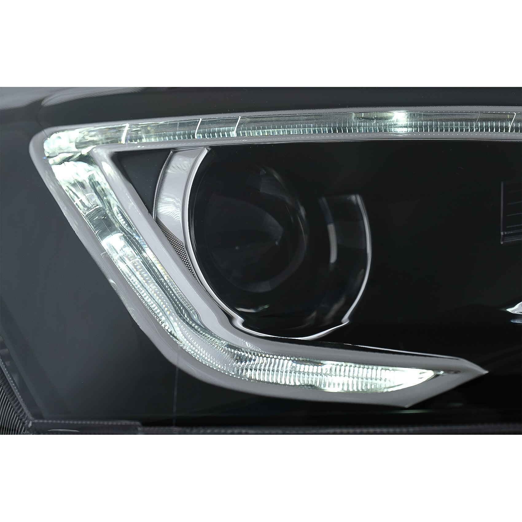 Faruri Led Drl Dual Beam Lens Compatibil Cu Vw Jetta Mk Vi