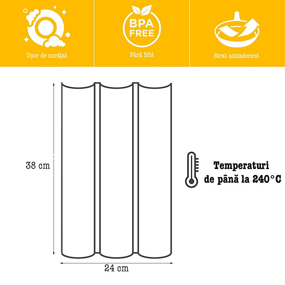 Tava Copt Quasar Co Pentru Paine Baghete Spatii Coacere Otel