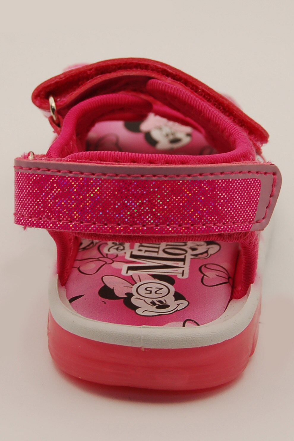 Walt Disney Sandale Cu Velcro Si Minnie Mouse Fucsia 30 EU EMAG Ro