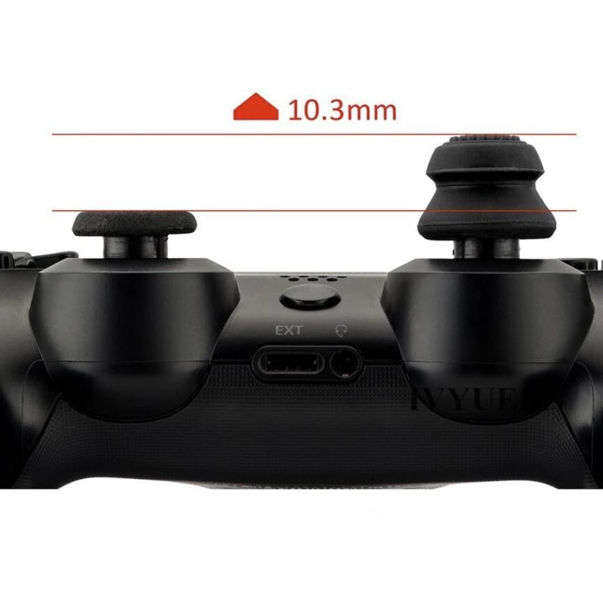 Set Thumb Grip Thumbstick Extender Culoare Negru Silicon Pentru