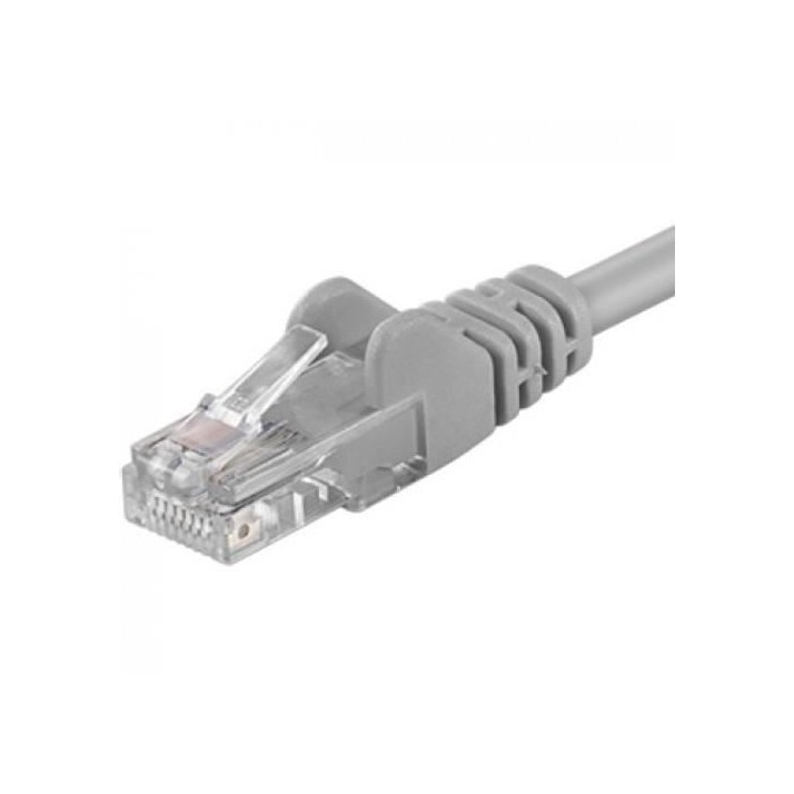 Cablu Patchcord Utp Rj Rj Cat E M Gri Cupru Integral Awg