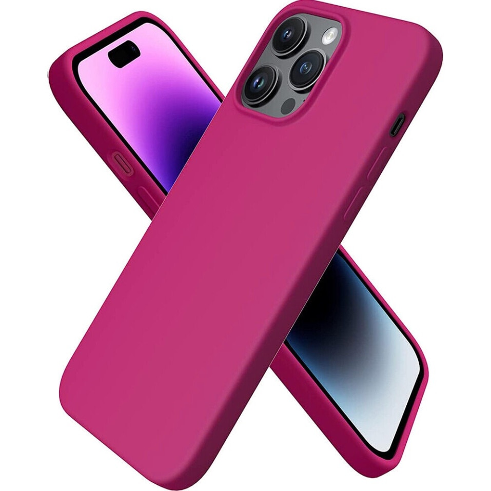 Husa De Protectie Compatibila Cu IPhone 13 Pro Max Raspberry Liquid