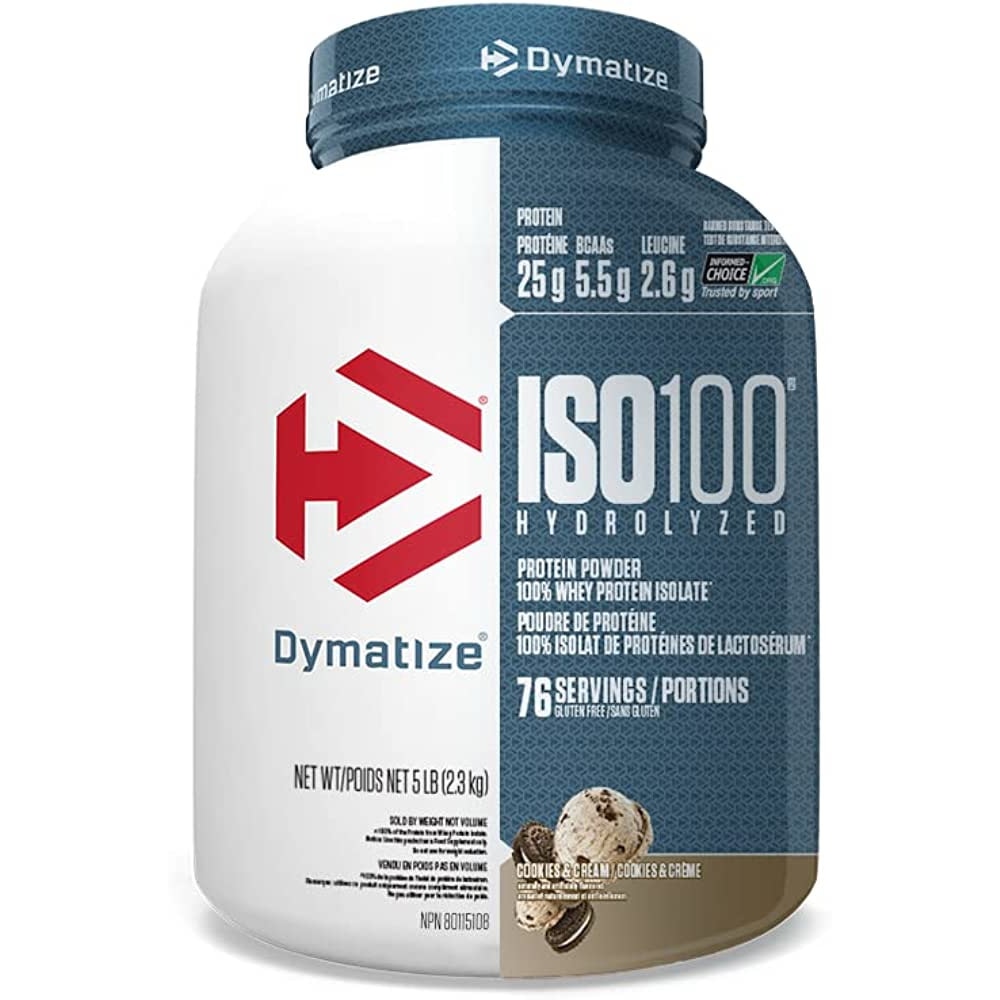 Proteina Dymatize Iso 100 Hydrolyzed Cookies Cream 2264g EMAG Ro