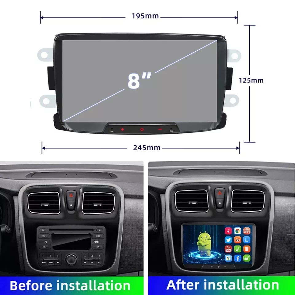 Navigatie Aris Gb Ram Gb Rom Carplay Si Android Auto Android