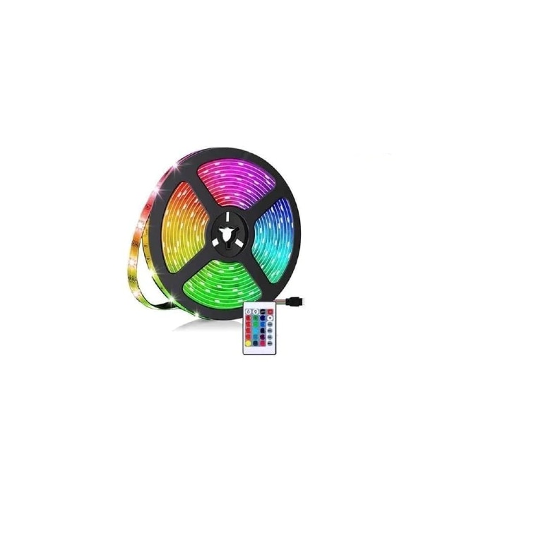 Banda Led RGB Telecomanda Inclusa Multicolor Lungime 5m EMAG Ro