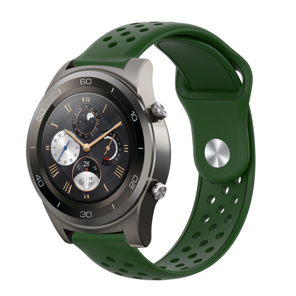 Curea Sport Pentru Huawei Watch GT 2 GT 2 Pro 22 Mm Verde Inchis