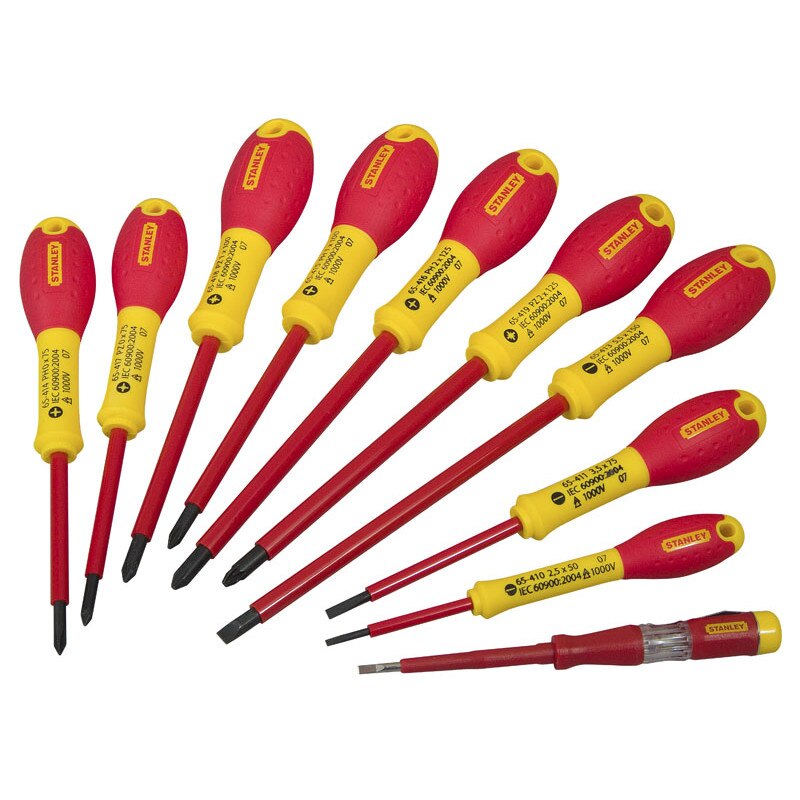 Set 10x Surubelnita FatMax VDE Flat Ph Pz Stanley EMAG Ro