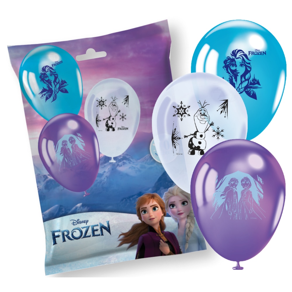 Set 10 Baloane Latex Frozen Regatul De Gheata 30 Cm EMAG Ro