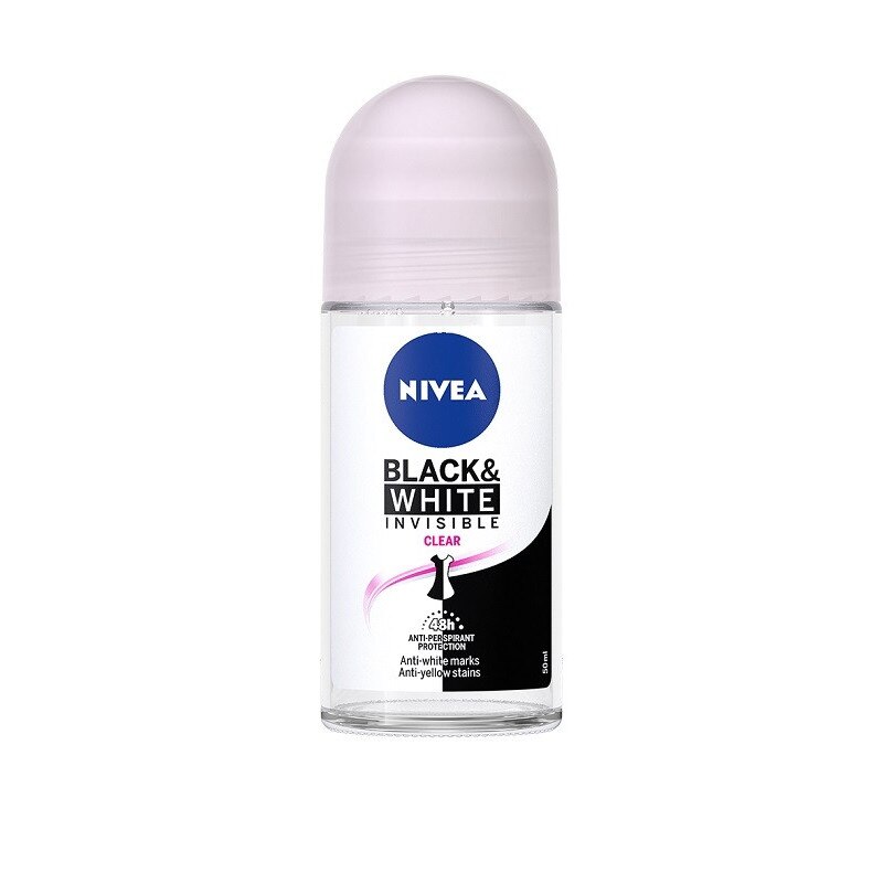 Set Deodorant Roll On Invisible Black White Clear Nivea Deo 3 Bucati