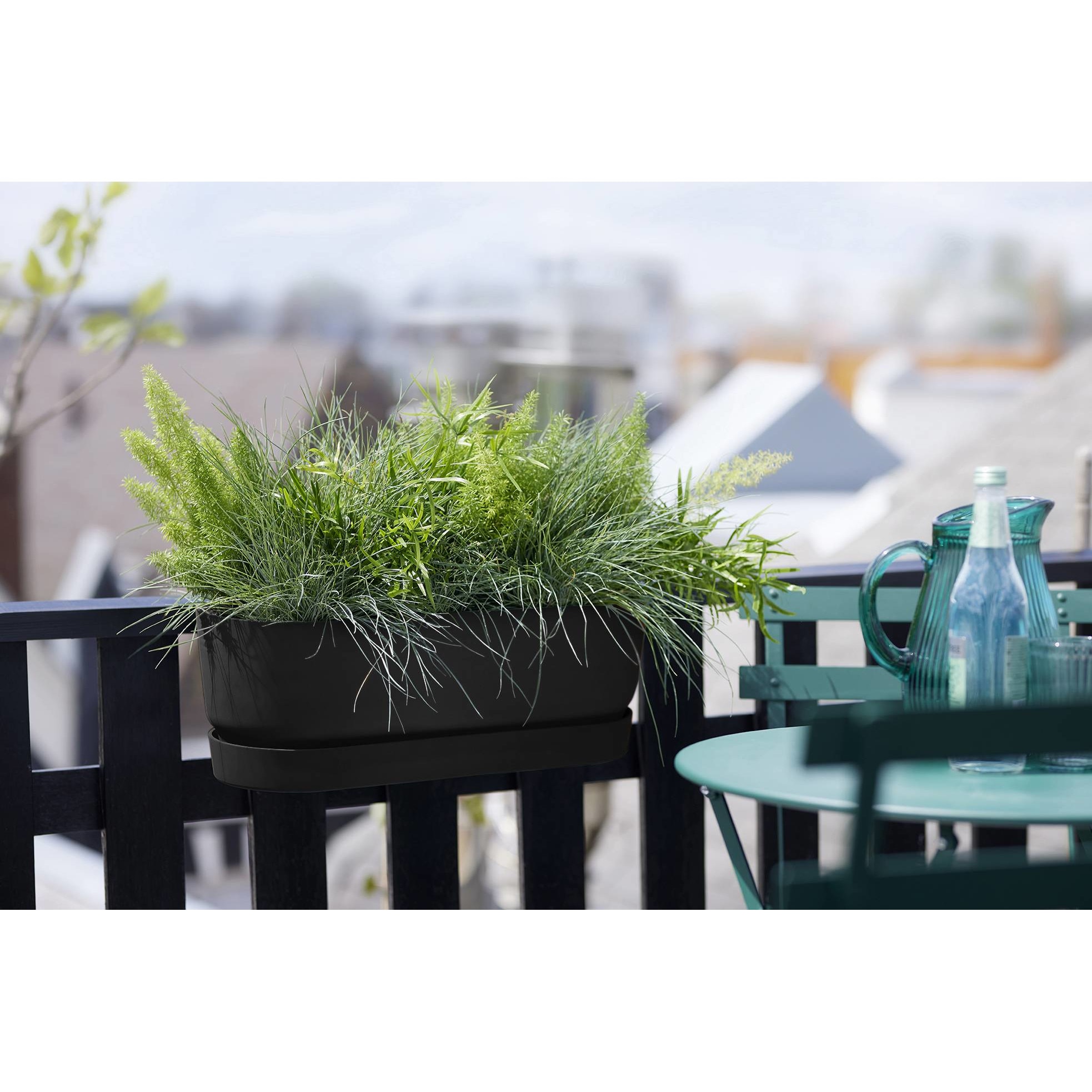 Jardiniera Cu Suport Pentru Balcon Greenville Easy Balcony Cm