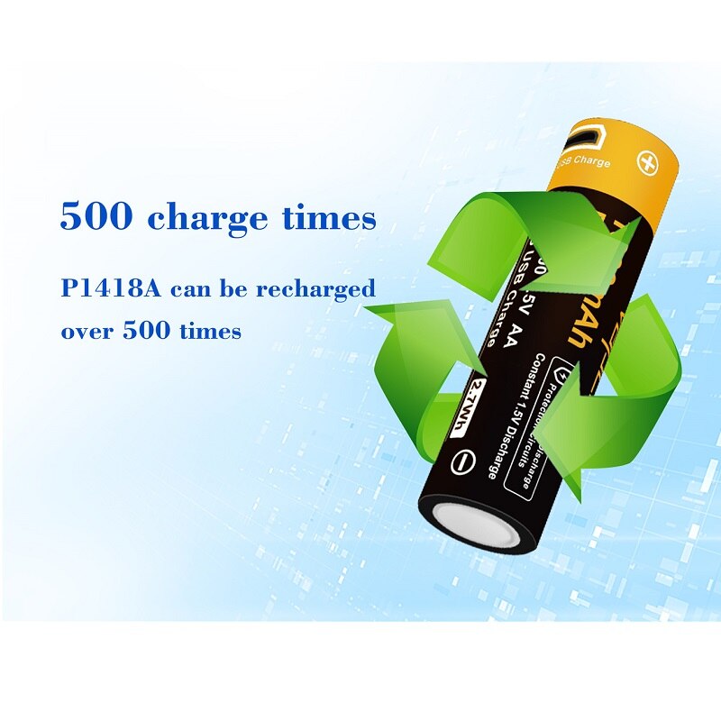 Батерия Dulotec Vapcell P1835A 14500 1800mAh 1 5V Micto USB