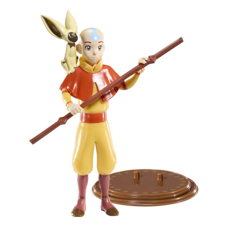 Figurina Avatar The Last Airbender Bendyfigs Bendable Aang Cm