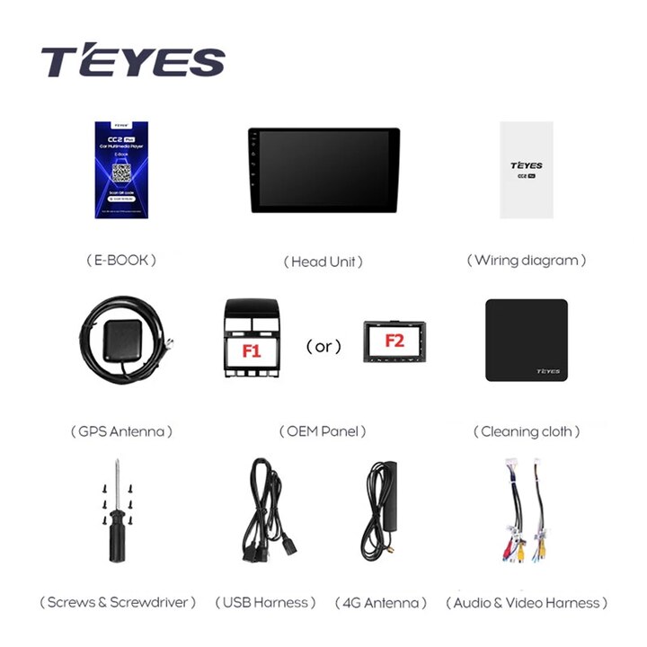 Navigatie Dedicata Volkswagen Touareg 2002 2010 Teyes CC3 2K 64GB ROM