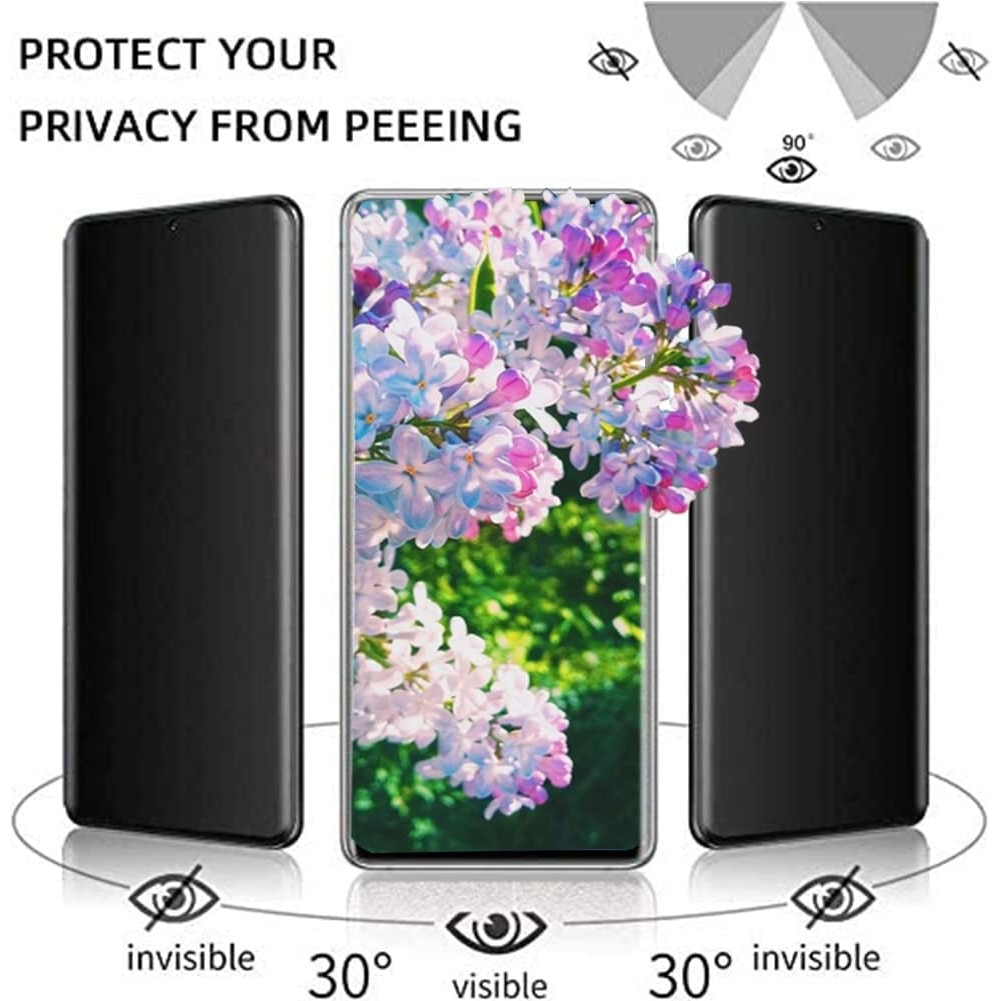 Set Folii Protectie Ecran Sticla Securizata Privacy Compatibil Cu