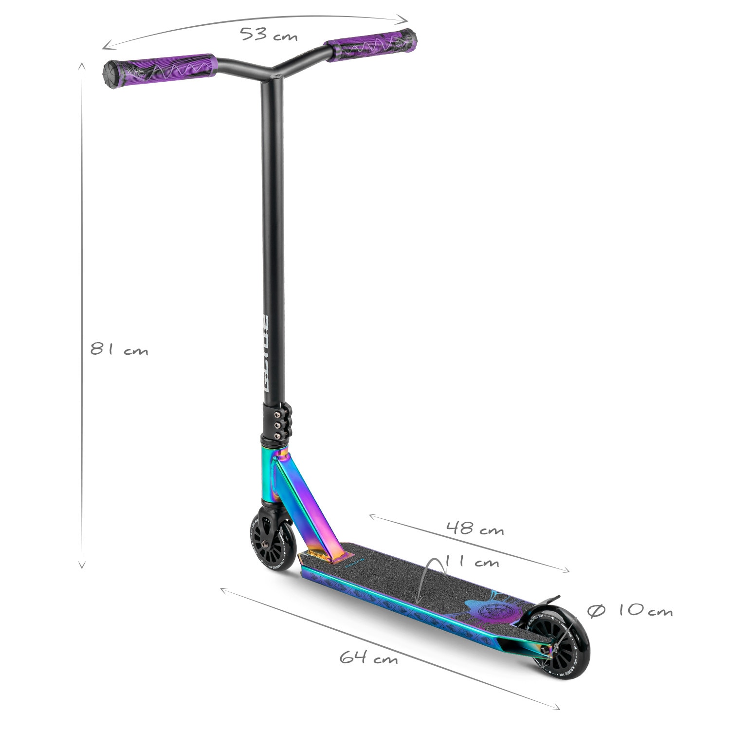 Trotineta Freestyle Movino Glide Multicolor 100 Mm ABEC 9 IHC