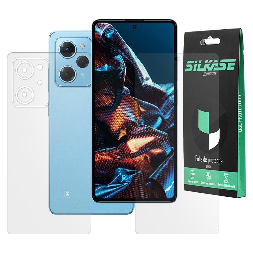 Set 2 Folii Mate SILKASE Pentru Xiaomi Poco X5 Pro Protectie Telefon