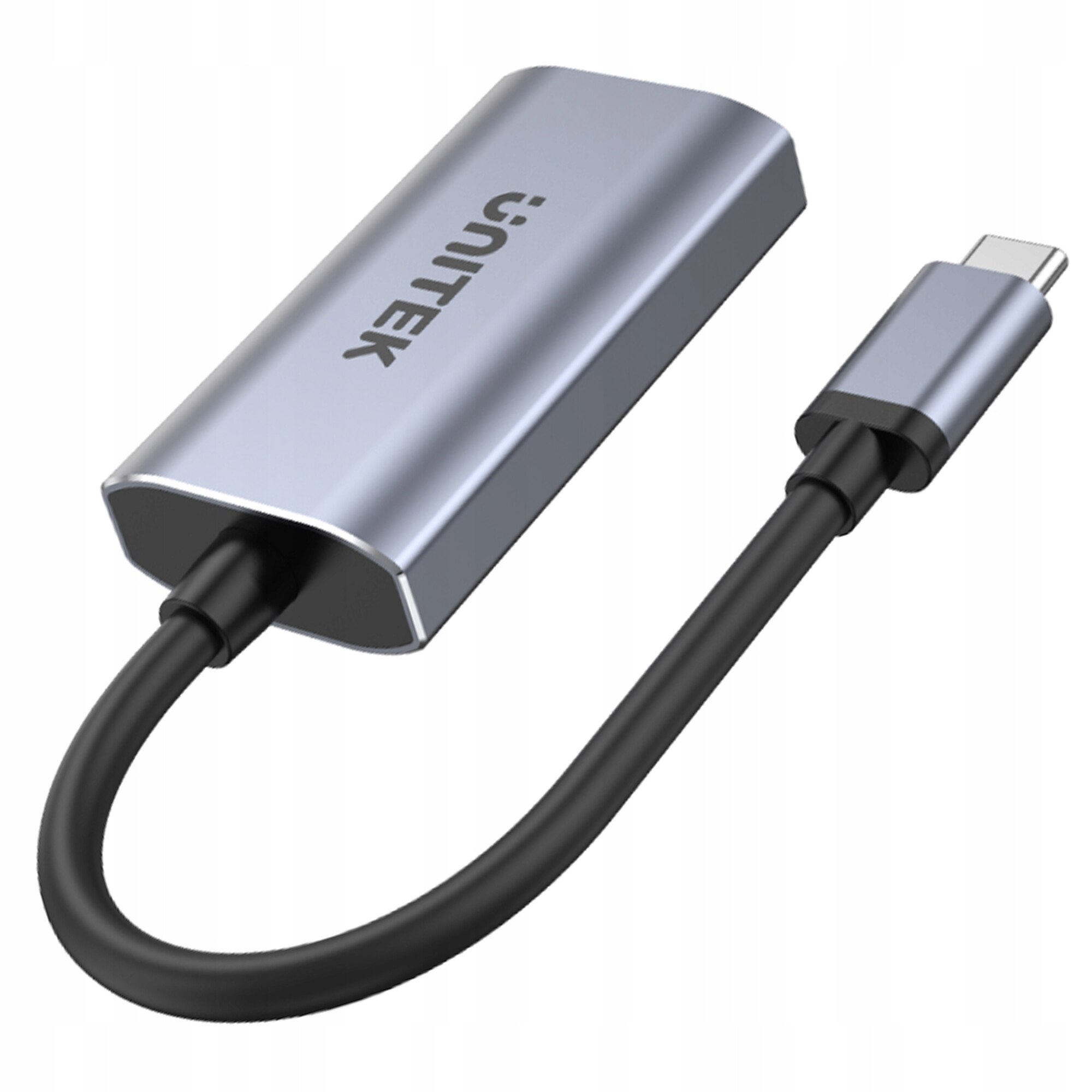 Adaptor Unitek USB C HDMI 2 1 8K Aluminiu 15cm Argintiu EMAG Ro