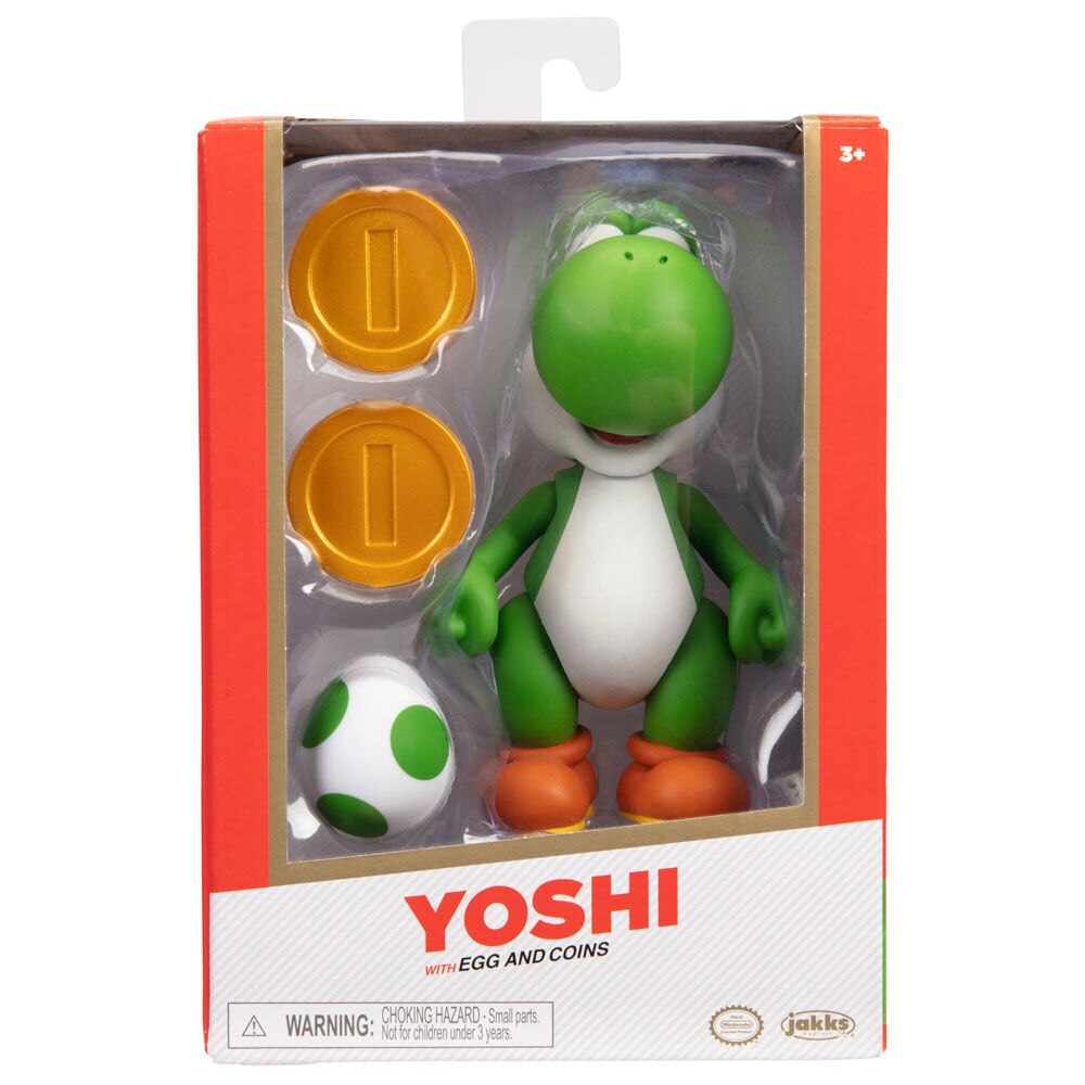 Super Mario Bros Yoshi Gold figura JAKKS Pacific 3 10cm zöld eMAG hu