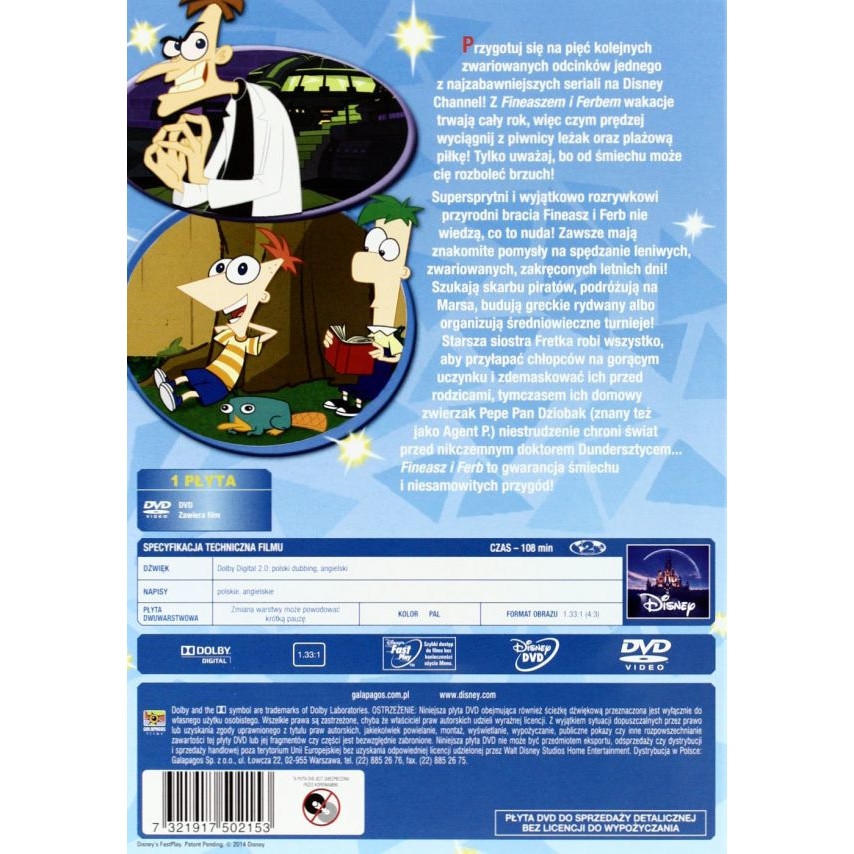 Phineas And Ferb DVD EMAG Ro