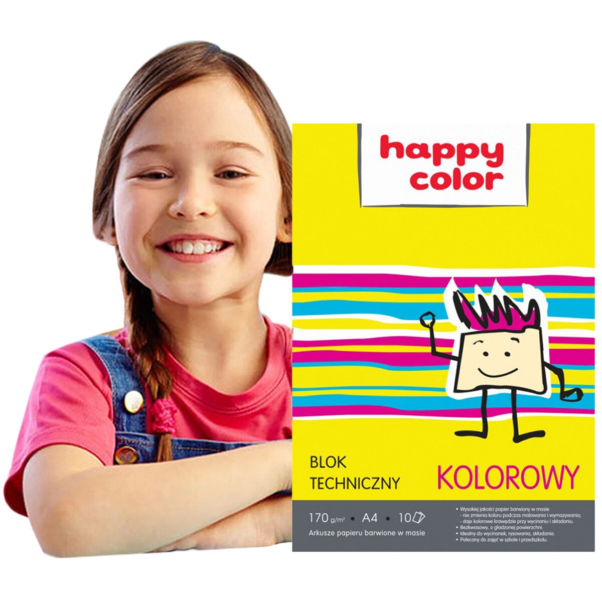 Hartie Glasata Happy Color A Coli Multicolor Emag Ro