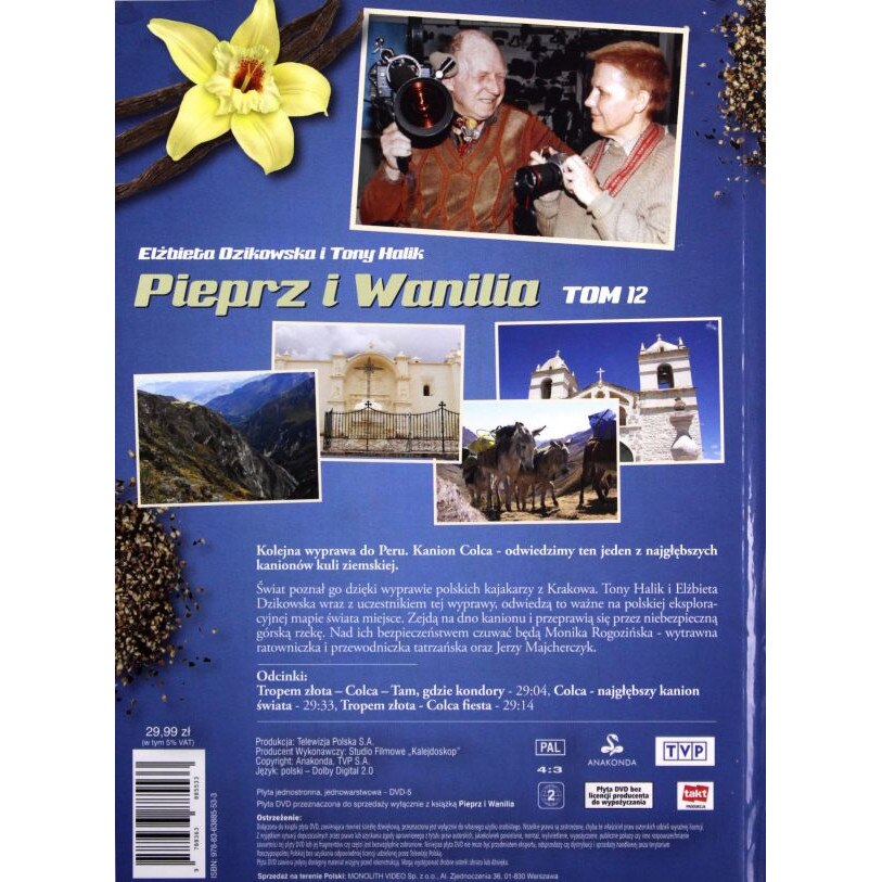 Pieprz I Wanilia Tom 12 Booklet DVD EMAG Ro