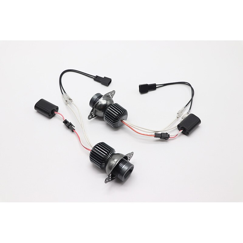 Set Becuri Led Marker Angel Eyes Cree Drl Canbus Bmw E E Lci