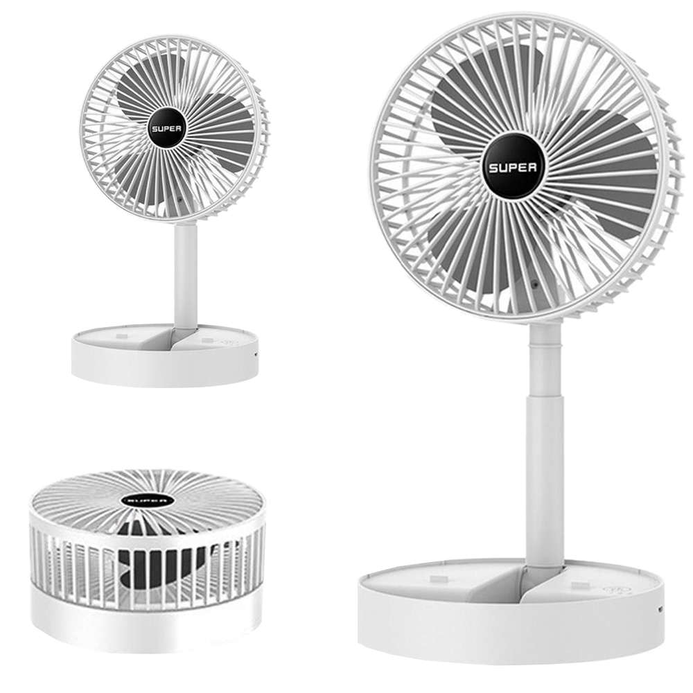 Ventilator De Birou Alogy Wireless Portabil Alb Emag Ro