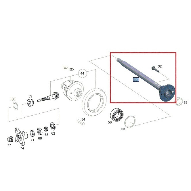 Arbore De Transmisie Mercedes Benz Sprinter EMAG Ro