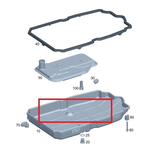 Transmisie Automata Baie De Ulei Mercedes Benz Negru EMAG Ro