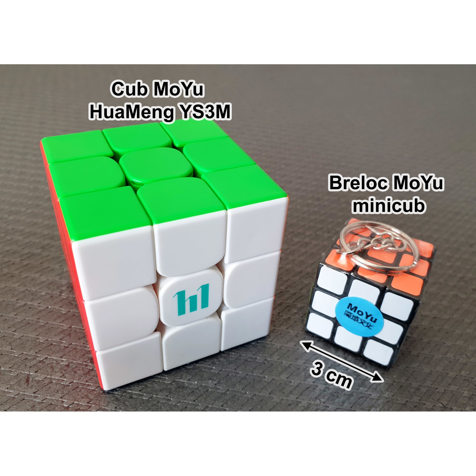 Cub Rubik Magnetic MoYu HuaMeng YS3M Original 3x3x3 Stickerless MagLev