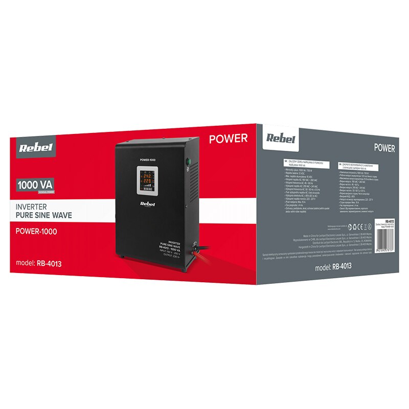 Ups Centrale Sinus Pur 1000va 700w 12v Rebel EMAG Ro