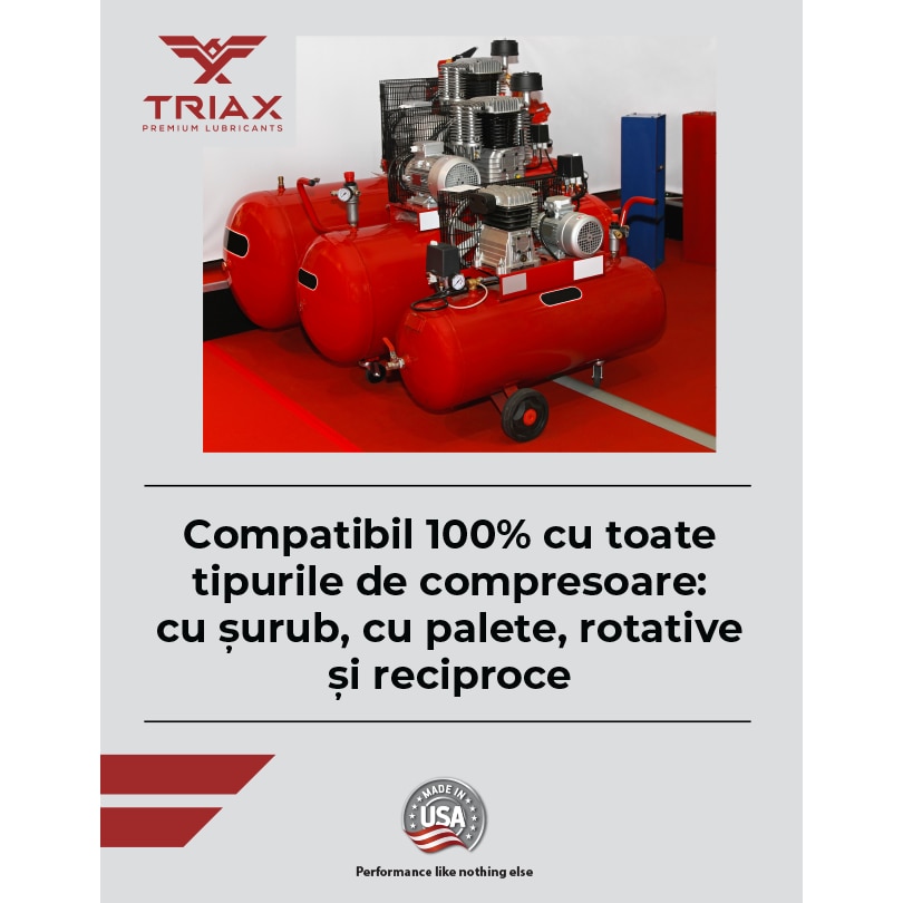 Ulei Full Sintetic Pentru Compresoare Pe Aer Triax Kompressor Mv Iso