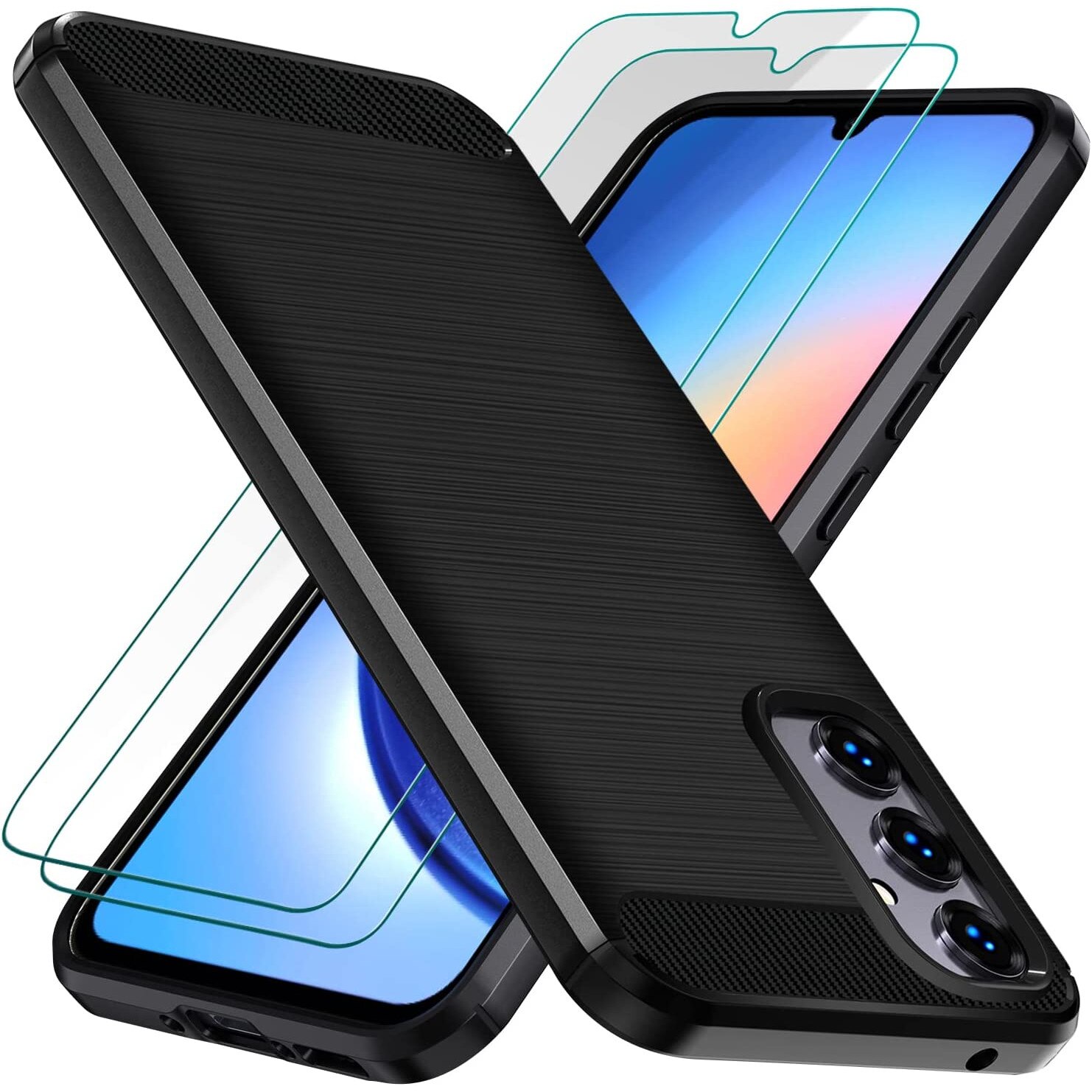 Husa Pentru Samsung Galaxy A G Cu Folii Protectie Ecran Tpu