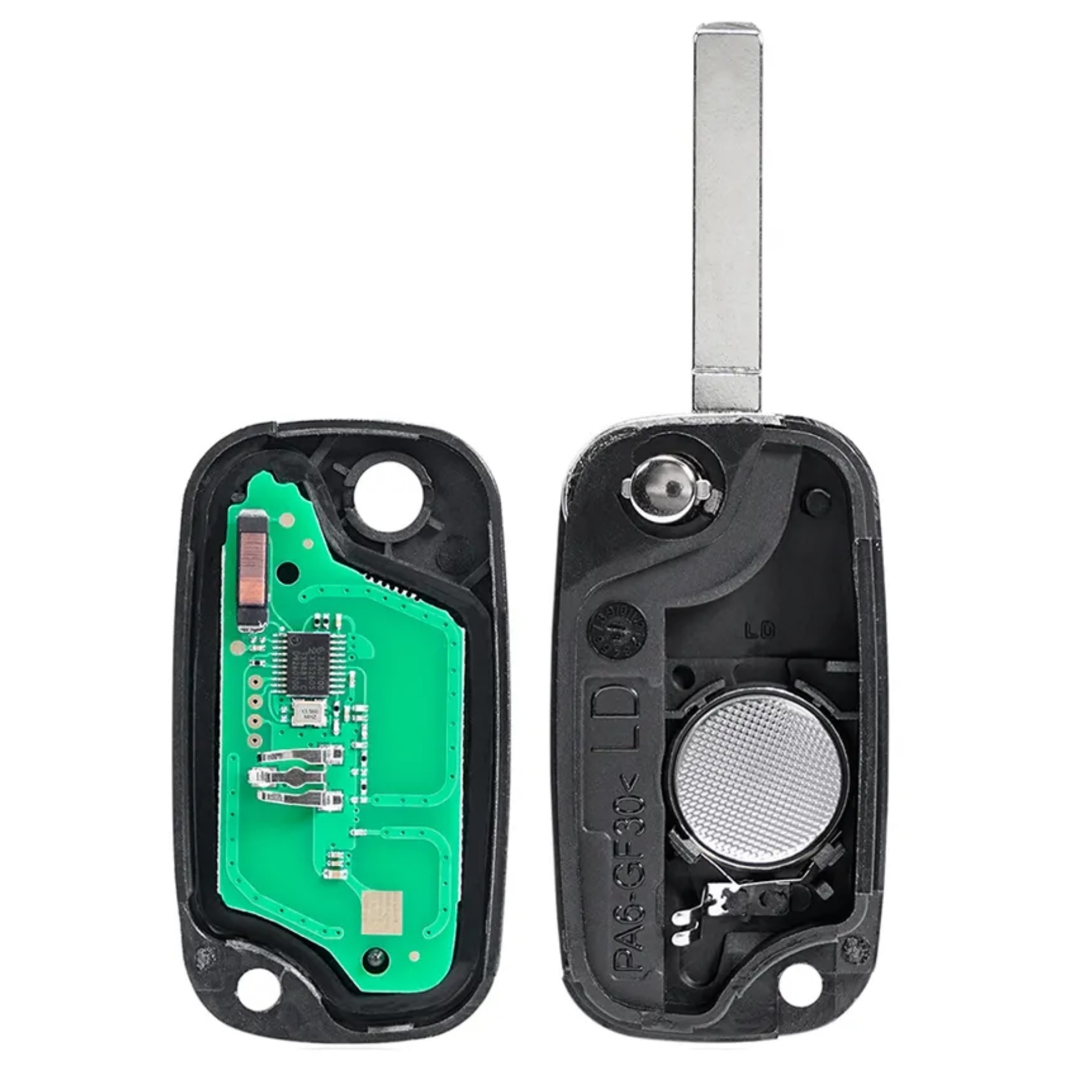 Cheie Completa Cu Chip Si Telecomanda Pentru Renault Clio Kangoo