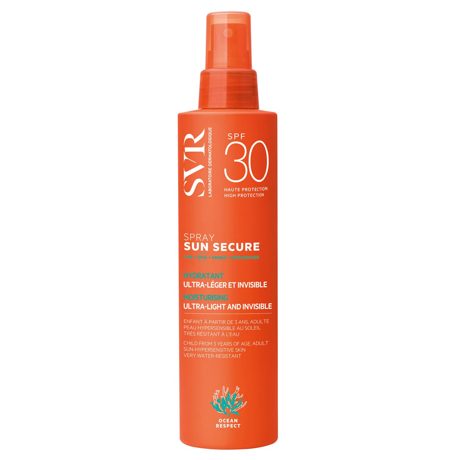 Spray Lapte SPF 30 Sun Secure SVR 200 Ml EMAG Ro